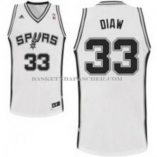 Maillot San Antonio Spurs Diaw Blanc