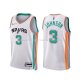 Maillot San Antonio Spurs Keldon Johnson NO 3 Ville 2021-22 Blanc