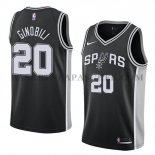 Maillot San Antonio Spurs Manu Ginobili Icon 2017-18 Noir