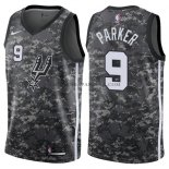 Maillot San Antonio Spurs Parker Ciudad 2017-18 Gris