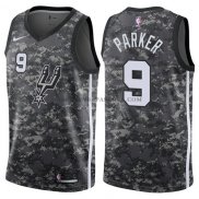 Maillot San Antonio Spurs Parker Ciudad 2017-18 Gris