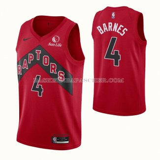 Maillot Tornto Raptors Scottie Barnes NO 4 Icon 2020-21 Rouge