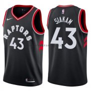 Maillot Toronto Raptors Pascal Siakam Statehombret 2017-18 Noir