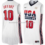 Maillot USA 1992 Bryant Blanc