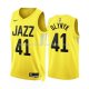 Maillot Utah Jazz Kelly Olynyk NO 41 Icon 2022-23 Jaune