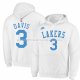 Veste a Capuche Los Angeles Lakers Anthony Davis Classic 2022-23 Blanc
