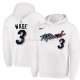 Veste a Capuche Miami Heat Dwyane Wade Ville 2020-21 Blanc