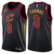 Maillot Authentique Cleveland Cavaliers Thomas 2017-18 Noir