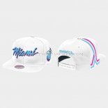 Casquette Miami Heat Mitchell & Ness Blanc