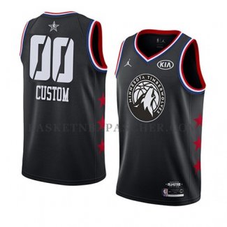 Maillot All Star 2019 Minnesota Timberwolves Personnalise Noir