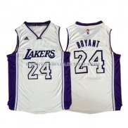 Maillot Authentique Los Angeles Lakers Bryant Blanc
