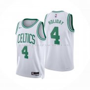 Maillot Boston Celtics Jrue Holiday NO 4 Association 2022-23 Blanc