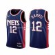 Maillot Brooklyn Nets Joe Harris NO 12 Ville 2021-22 Bleu