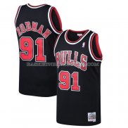 Maillot Chicago Bulls Dennis Rodman Mitchell & Ness 1997-98 Noir