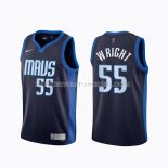 Maillot Dallas Mavericks Delon Wright Earned 2020-21 Bleu