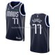 Maillot Dallas Mavericks Luka Doncic NO 77 Statement 2022-23 Bleu
