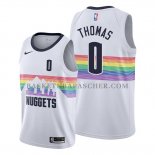 Maillot Denver Nuggets Isaiah Thomas Ville Edition Blanc Maillot Denver Nuggets Isaiah Thomas Ville Edition Blanc