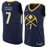 Maillot Denver Nuggets Trey Lyles Ciudad 2018 Bleu Maillot Denver Nuggets Trey Lyles Ciudad 2018 Bleu
