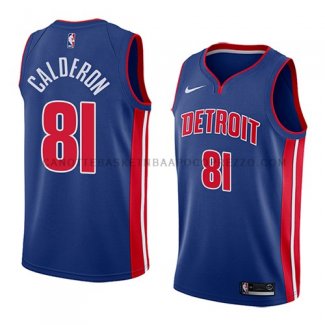 Maillot Detroit Pistons Jose Calderon Icon 2018 Bleu