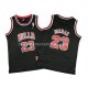 Maillot Enfant Chicago Bulls Michael Jordan NO 23 Noir3
