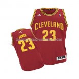 Maillot Enfant Cleveland Cavaliers James Rouge
