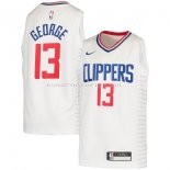 Maillot Enfant Los Angeles Clippers Paul George NO 2 Association 2020-21 Blanc