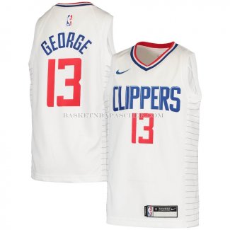 Maillot Enfant Los Angeles Clippers Paul George NO 2 Association 2020-21 Blanc