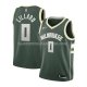 Maillot Enfant Milwaukee Bucks Damian Lillard NO 0 Icon Vert