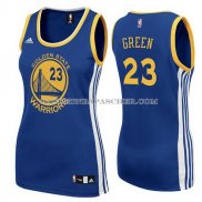 Maillot Femme Golden State Warriors Green Bleu