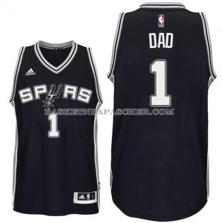 Maillot Fete des peres San Antonio Spurs Dad Noir