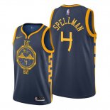 Maillot Golden State Warriors Omari Spellman Ville Bleu