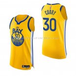 Maillot Golden State Warriors Stephen Curry NO 30 Statement Authentique 2022 Or