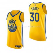 Maillot Golden State Warriors Stephen Curry NO 30 Statement Authentique 2022 Or