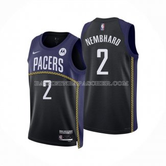 Maillot Indiana Pacers Andrew Nembhard NO 2 Ville 2022-23 Bleu