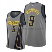 Maillot Indiana Pacers T.j. Mcconnell Ville 2019-20 Gris