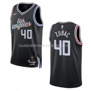 Maillot Los Angeles Clippers Ivica Zubac NO 40 Ville 2022-23 Noir
