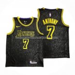Maillot Los Angeles Lakers Carmelo Anthony NO 7 Black Mamba Noir Maillot Los Angeles Lakers Carmelo Anthony NO 7 Black Mamba Noir