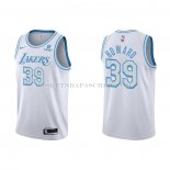 Maillot Los Angeles Lakers Dwight Howard NO 39 Ville 2021-22 Blanc
