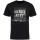 Maillot Manche Courte Chicago Bulls Ville Noir