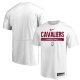 Maillot Manche Courte Cleveland Cavaliers Practice Performance 2022-23 Blanc