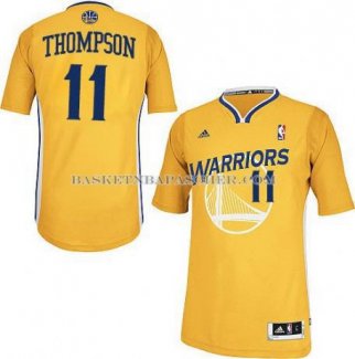 Maillot Manche Courte Golden State Warriors Thompson Jaune