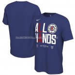 Maillot Manche Courte Los Angeles Clippers 2023 NBA Playoffs Mantra Bleu