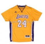 Maillot Manche Courte Los Angeles Lakers Bryant Jaune