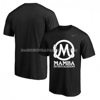 Maillot Manche Courte Los Angeles Lakers Mamba Sports Academy Noir