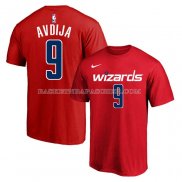 Maillot Manche Courte Washington Wizards Deni Avdija Rouge