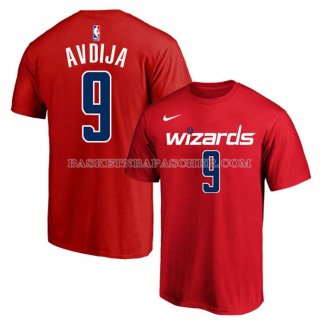 Maillot Manche Courte Washington Wizards Deni Avdija Rouge
