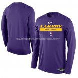 Maillot Manches Longues Los Angeles Lakers Practice Performance 2022-23 Volet