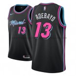 Maillot Miami Heat Bam Adebayo Ciudad 2018-19 Noir