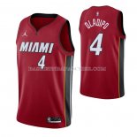 Maillot Miami Heat Victor Oladipo NO 4 Statement 2020-21 Rouge