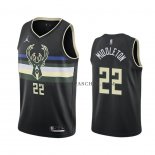 Maillot Milwaukee Bucks Khris Middleton Statement 2020-21 Noir